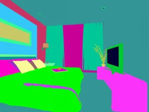 luxury stylish interior master bedroom - 22 3D Model