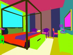 luxury stylish interior master bedroom - 32 Modèle 3D