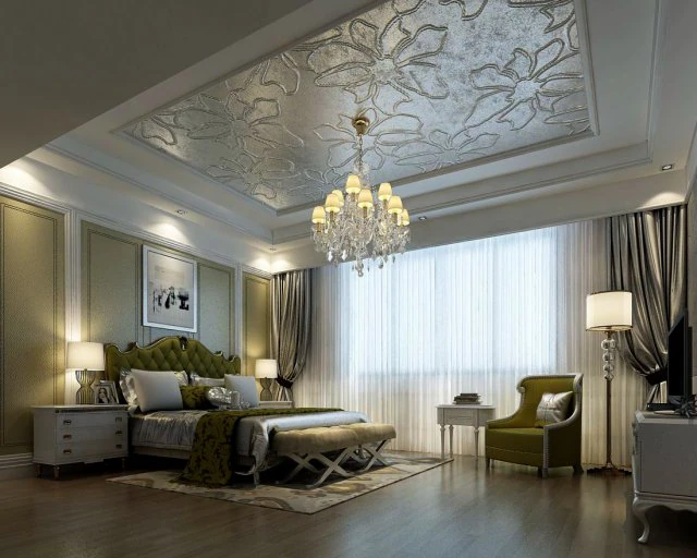 luxury stylish interior master bedroom - 36 3D Model .c4d .max .obj .3ds .fbx .stl .blend 