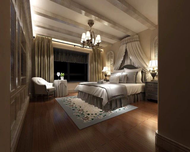luxury stylish interior master bedroom - 37 3D Model .c4d .max .obj .3ds .fbx .stl .blend 