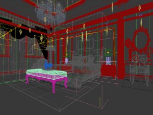 luxury stylish interior master bedroom - 46 Modelo 3D