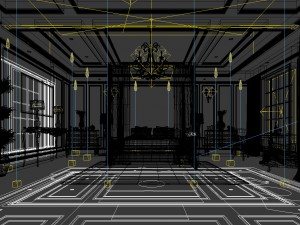 luxury stylish interior master bedroom - 60 3D 모델