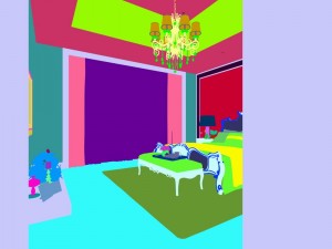 luxury stylish interior master bedroom - 64 3D Model