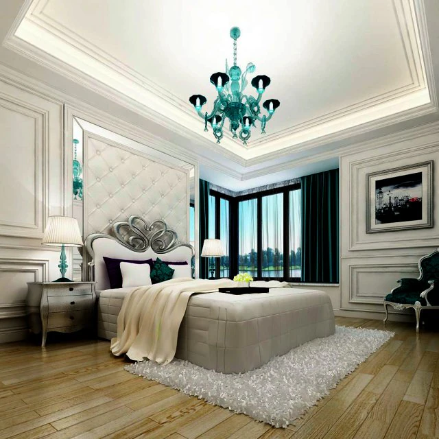 luxury stylish interior master bedroom - 65 3D Model .c4d .max .obj .3ds .fbx .stl .blend 