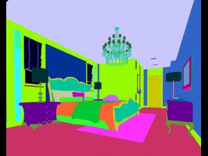 luxury stylish interior master bedroom - 67 3D मॉडल