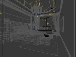 luxury stylish interior master bedroom - 68 Modèle 3D