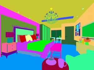 luxury stylish interior master bedroom - 72 Modelo 3D
