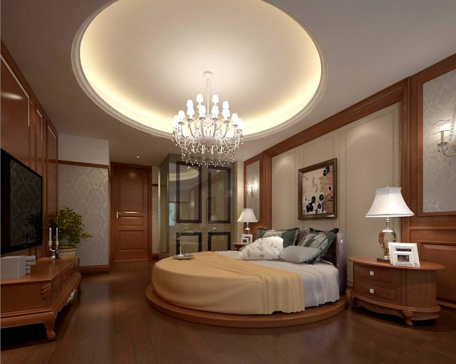 luxury stylish interior master bedroom - 73 3D मॉडल .c4d .max .obj .3ds .fbx .stl .blend 