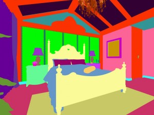 luxury stylish interior master bedroom - 79 3D Model