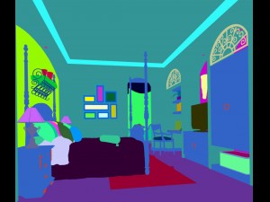 luxury stylish interior master bedroom - 80 Model 3D