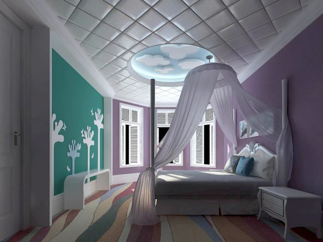 luxury stylish interior master bedroom - 86 3D Model .c4d .max .obj .3ds .fbx .stl .blend 