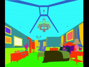 luxury stylish interior master bedroom - 88 3D Модель