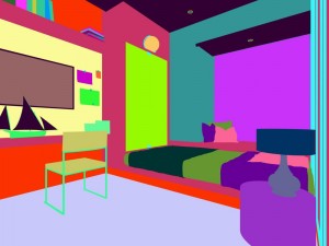 luxury stylish interior master bedroom - 92 3D Modell