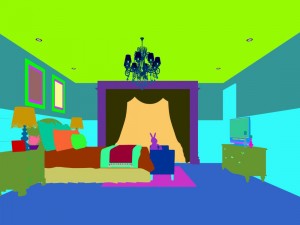 luxury stylish interior master bedroom - 94 Modelo 3D