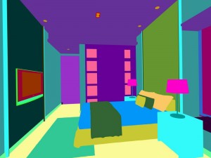 luxury stylish interior master bedroom - 97 3D Модель