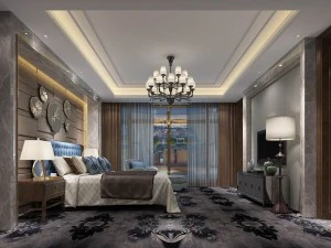 elegante dormitorio europeo 07 Modelo 3D