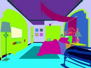 stylish european bedroom 08 3D Model