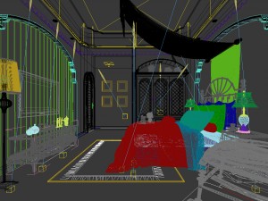 stylish european bedroom 08 Modelo 3D
