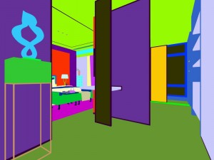 stylish european bedroom 12 3Dモデル