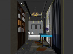 beautifully stylish and luxurious bedrooms 02 Modèle 3D