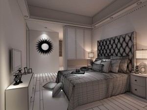 beautifully stylish and luxurious bedrooms 06 3D 모델