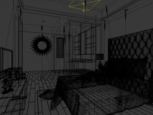 beautifully stylish and luxurious bedrooms 06 3D Model