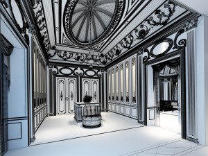 hotel room -9403 3D-Modell