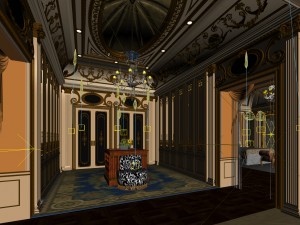 hotel room -9403 3D-Modell