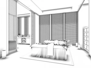hotel room -9404 3D Model