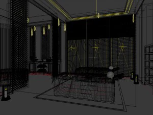 hotel room -9404 3D Model