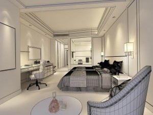 hotel room -9408 3D Модель