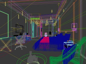 hotel room -9408 3D Модель