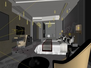hotel room -9408 3D Модель
