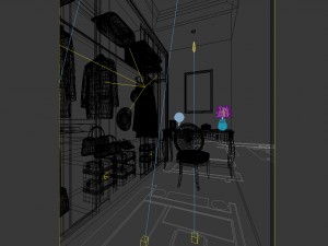 fashion - cloakroom 01 3D 模型