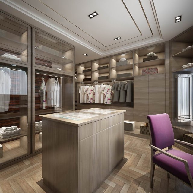 fashion - cloakroom 02 3D 모델 .c4d .max .obj .3ds .fbx .stl .blend 
