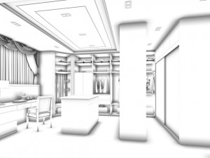 fashion - cloakroom 02 3D 모델