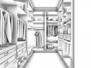 fashion - cloakroom 04 3D Модель