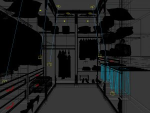 fashion - cloakroom 04 3D Model