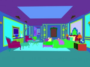 bedroom - american style -9407 Modèle 3D