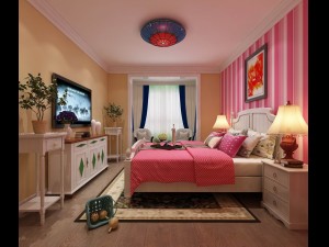 bedroom - american style -9408 Modèle 3D