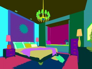 bedroom - american style -9410 3Dモデル