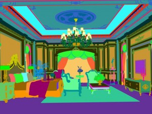 bedroom - american style -9411 3D Модель