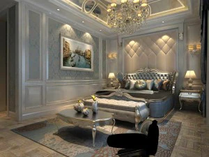 bedroom - american style -9412 3D Model