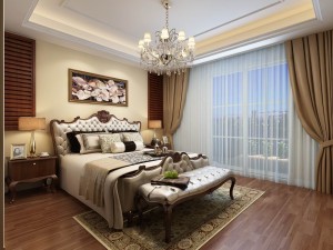 bedroom - american style-9415 3D Model