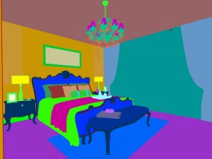bedroom - american style-9415 3D Model