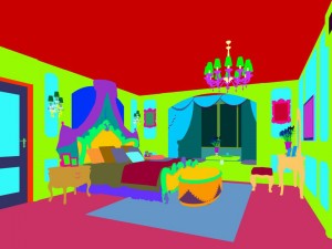 bedroom - american style-9416 3Dモデル