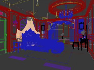 bedroom - american style-9416 3Dモデル