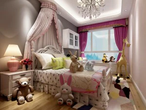 спальня - європейський стиль -9402 3D Модель