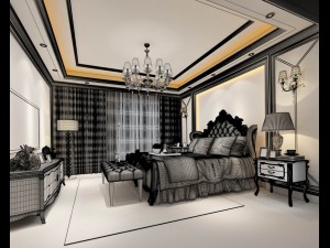 bedroom - european style -9403 3D 模型