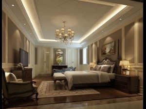 bedroom - european style -9406 3D Model
